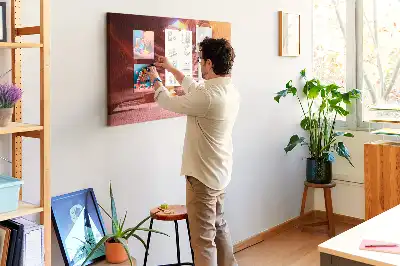 Printed Cork Memo Board Antelope Canyon