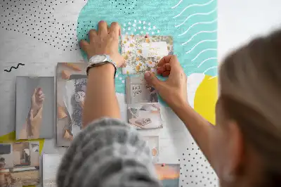 Abstract POP art cork memo board