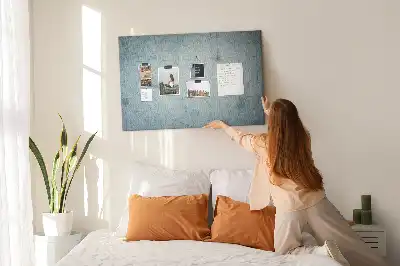 Vintage Map Printed Cork Memo Board