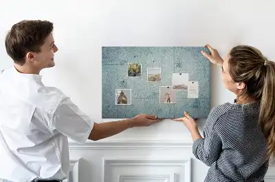 Vintage Map Printed Cork Memo Board