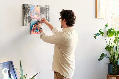 Printed World Map Cork Board