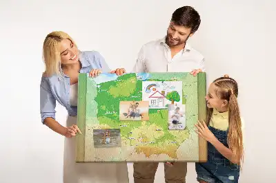 with physical map of Poland