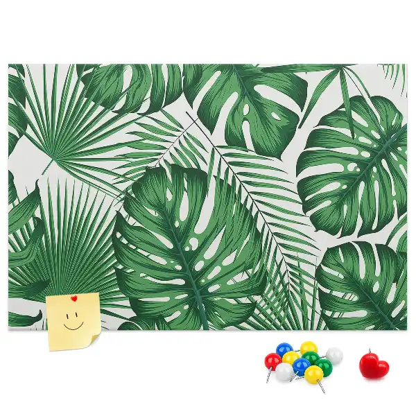Monstera Leaf Cork Memo Board