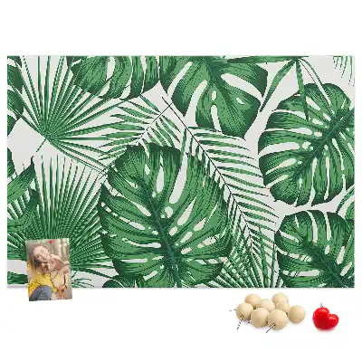 Monstera Leaf Cork Memo Board