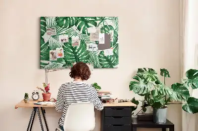 Monstera Leaf Cork Memo Board