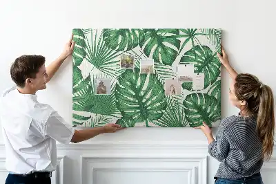 Monstera Leaf Cork Memo Board