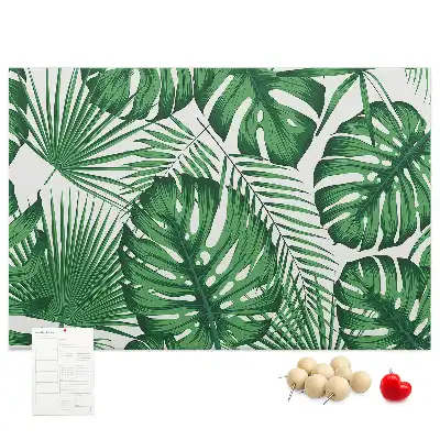 Monstera Leaf Cork Memo Board