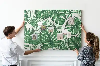 Monstera Leaf Cork Memo Board