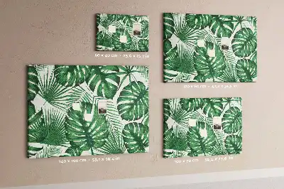 Monstera Leaf Cork Memo Board
