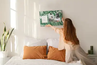 Monstera Leaf Cork Memo Board