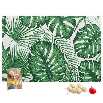 Monstera Leaf Cork Memo Board