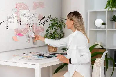 Printed Cork Memo Board Be yourself lettering
