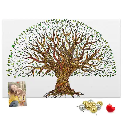 Tree Roots Cork Memo Board