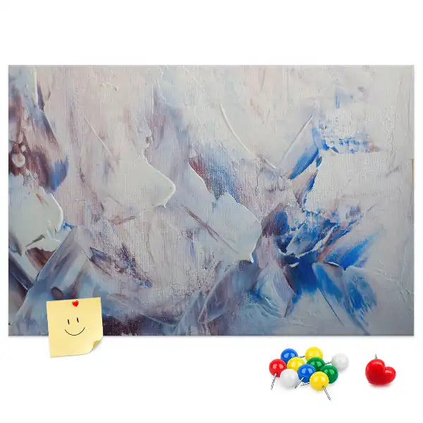 Brush Strokes Cork Memo Board