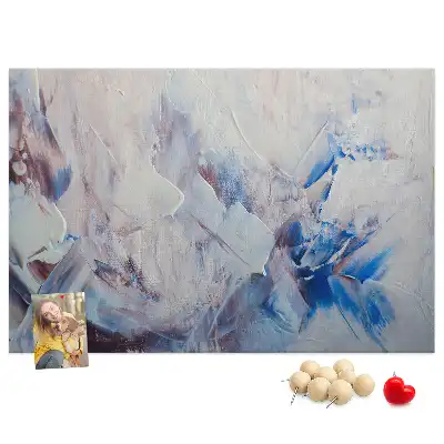 Brush Strokes Cork Memo Board