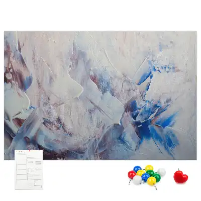 Brush Strokes Cork Memo Board