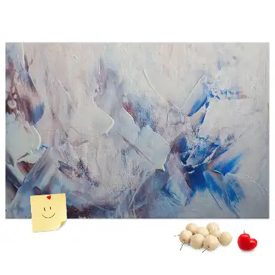 Brush Strokes Cork Memo Board