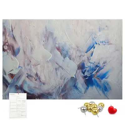 Brush Strokes Cork Memo Board