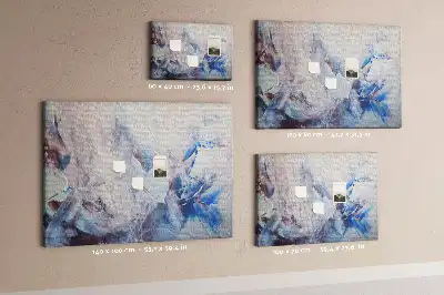 Brush Strokes Cork Memo Board