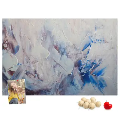 Brush Strokes Cork Memo Board