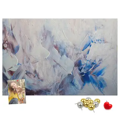 Brush Strokes Cork Memo Board