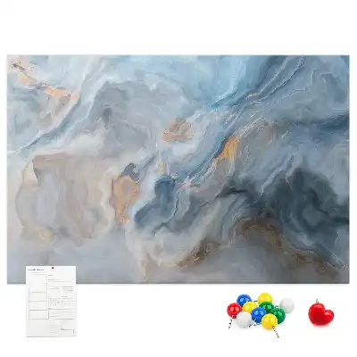 Marble Pattern Printed Cork Board