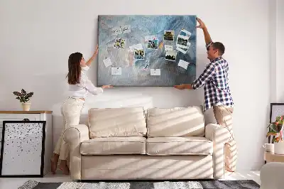 Marble Pattern Printed Cork Board