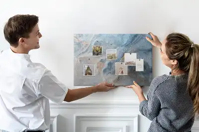 Printed Cork Board Marble pattern