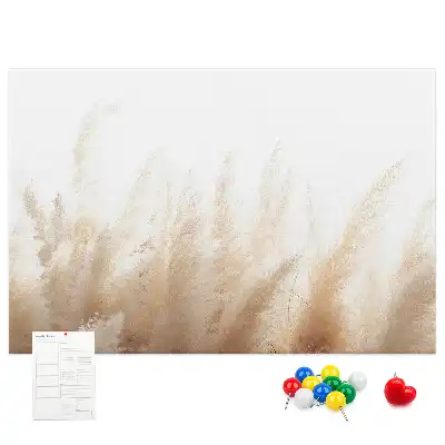 Printed Cork Board Grain abstraction
