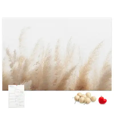 Printed Cork Board Grain abstraction