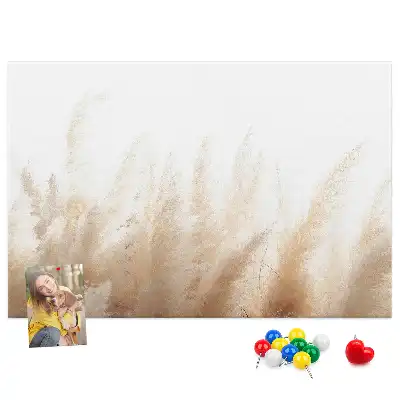 Printed Cork Board Grain abstraction