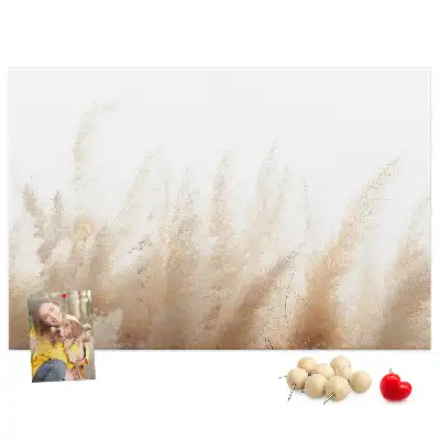 Printed Cork Board Grain abstraction
