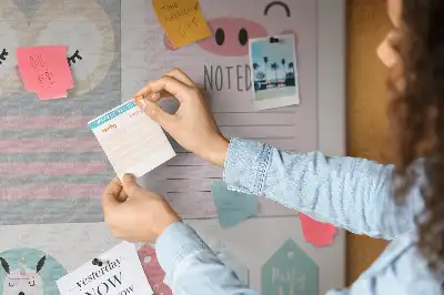 Cork memo board Happy animals