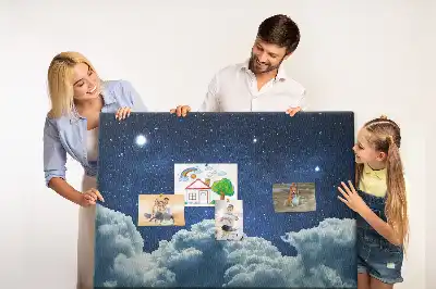 Printed Cork Board Night sky