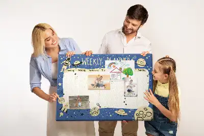 printed cork board