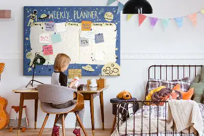 printed cork board