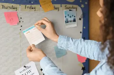 printed cork board