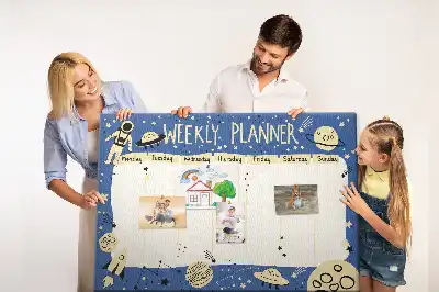 printed cork board