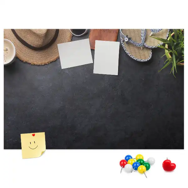 Vacation Printed Cork Memo Board