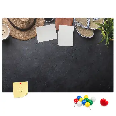 Printed Cork Memo Board Vacation