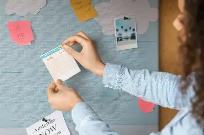 Cork and chalkboard memo board for kids