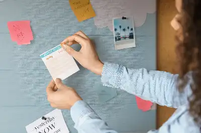 Cork and chalkboard memo board for kids