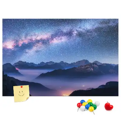 Milky Way Printed Cork Board