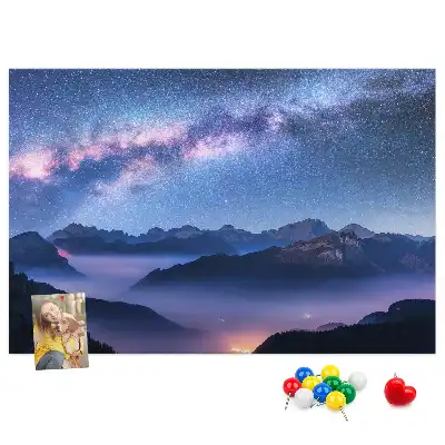 Milky Way Printed Cork Board