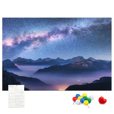 Printed Cork Board Milky Way