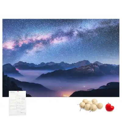 Printed Cork Board Milky Way