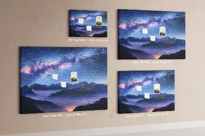Printed Cork Board Milky Way
