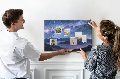 Printed Cork Board Milky Way