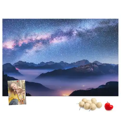 Milky Way Printed Cork Board