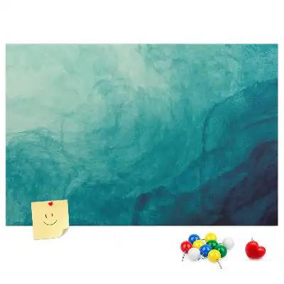 Printed Cork Memo Board Depth abstraction